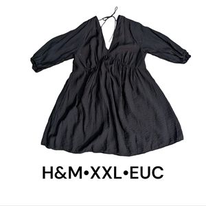 Lightweight black dress•H&M•XXL•EUC
